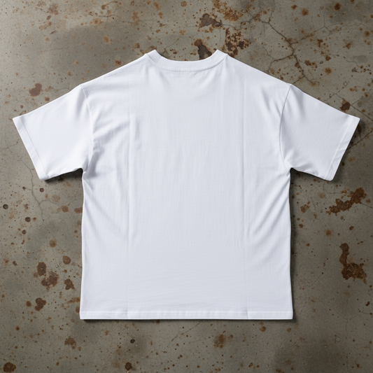 Tył białej koszulki